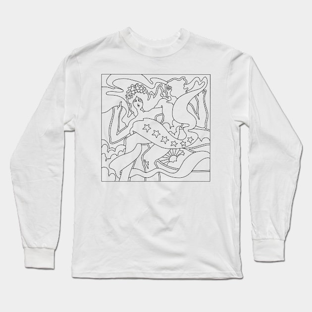 GEMINI Long Sleeve T-Shirt by TheCosmicTradingPost